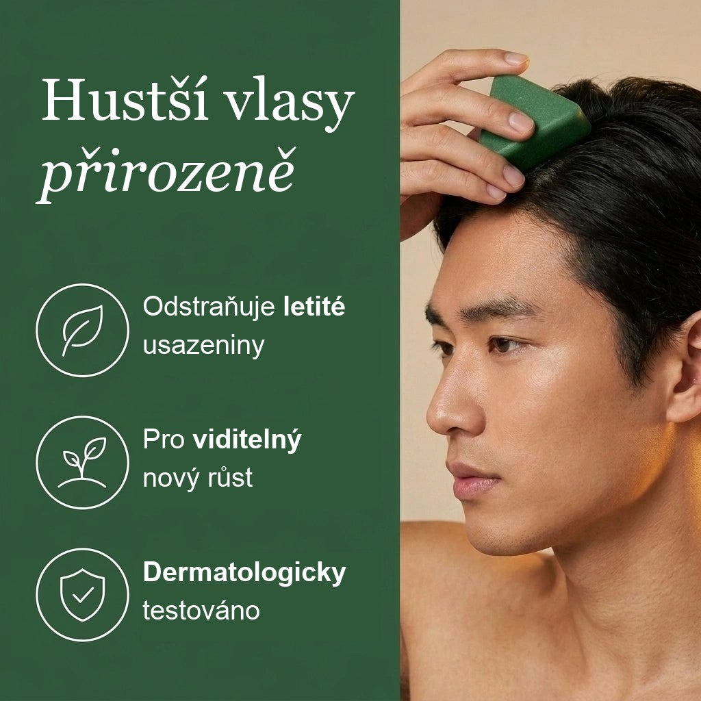 Hustší vlasy začínají u pokožky hlavy