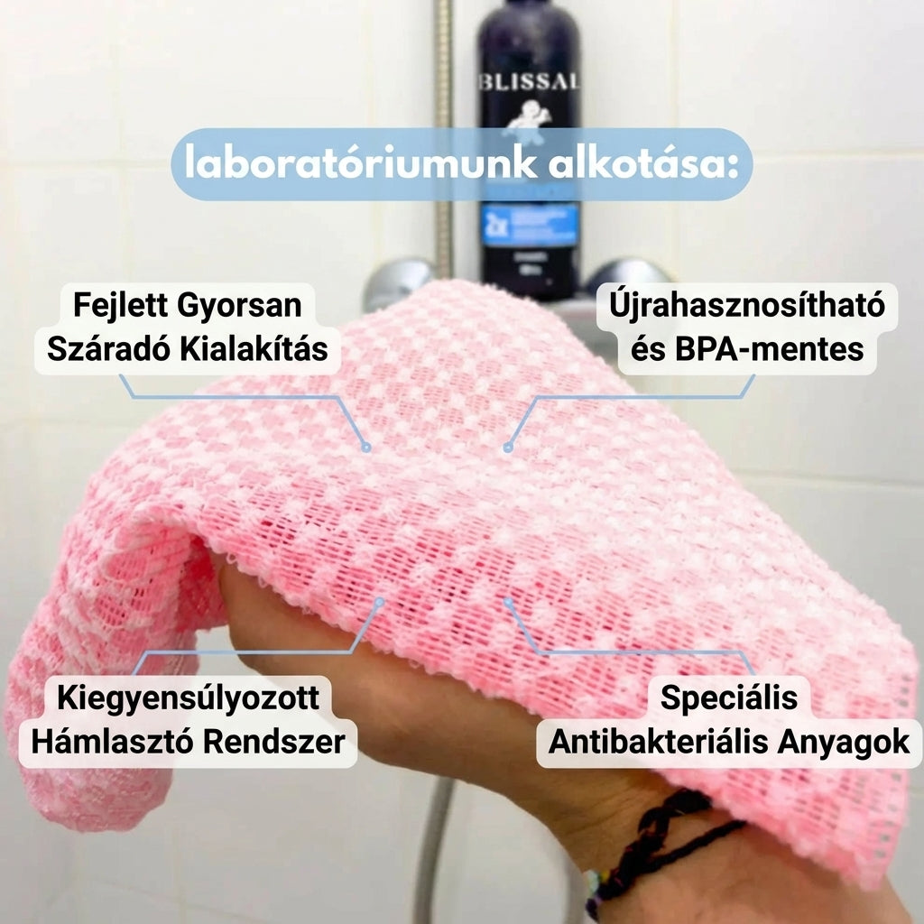 Blyvox antibakteriális hámlasztó zuhanytörlő
